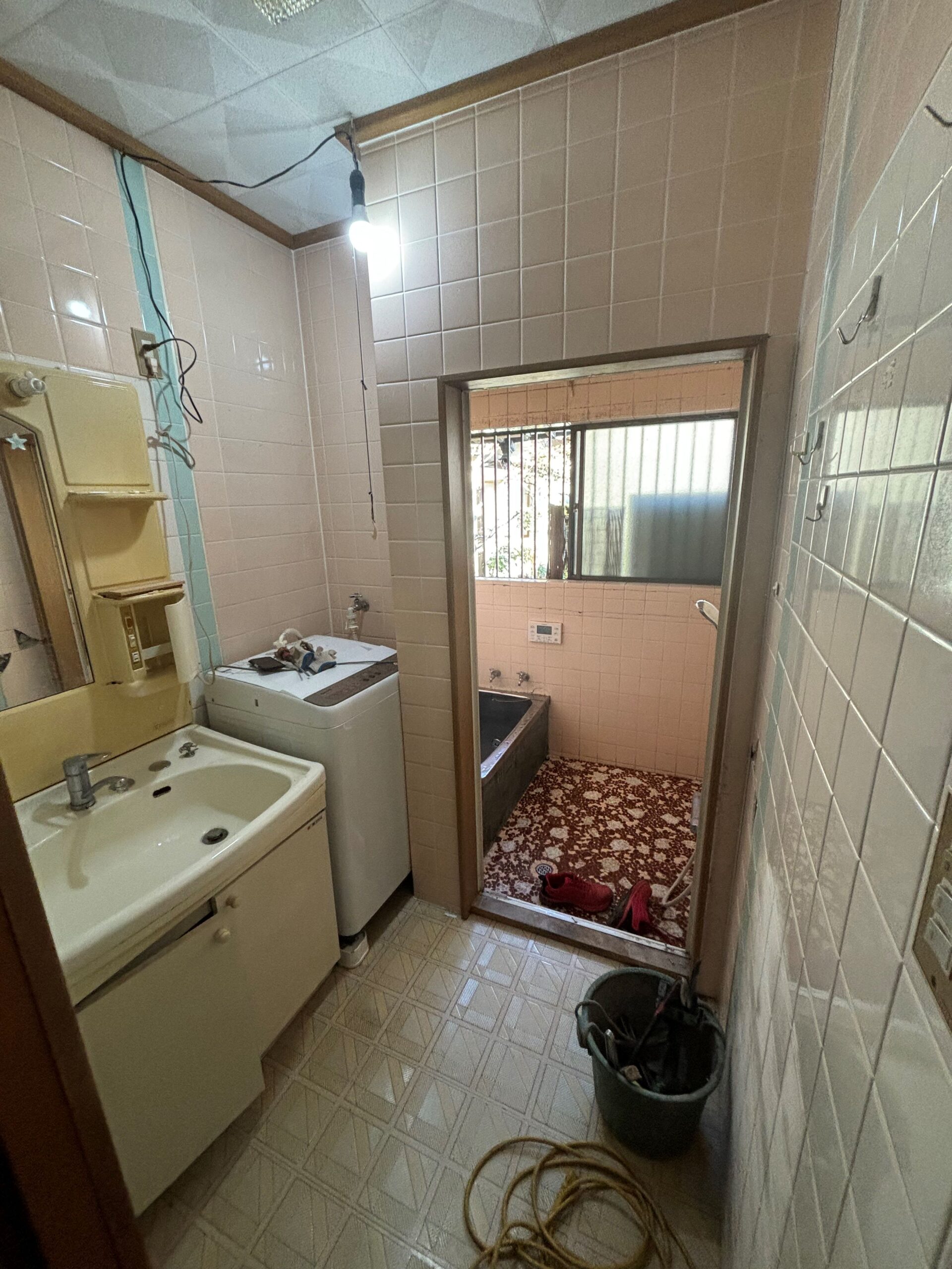 水戸市　浴室・洗面所リフォーム工事